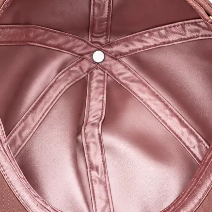Close-up of the satin lining