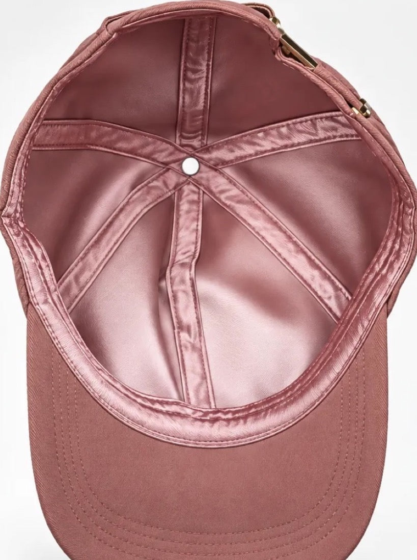 Inside of the Rose cap showing the satin lining